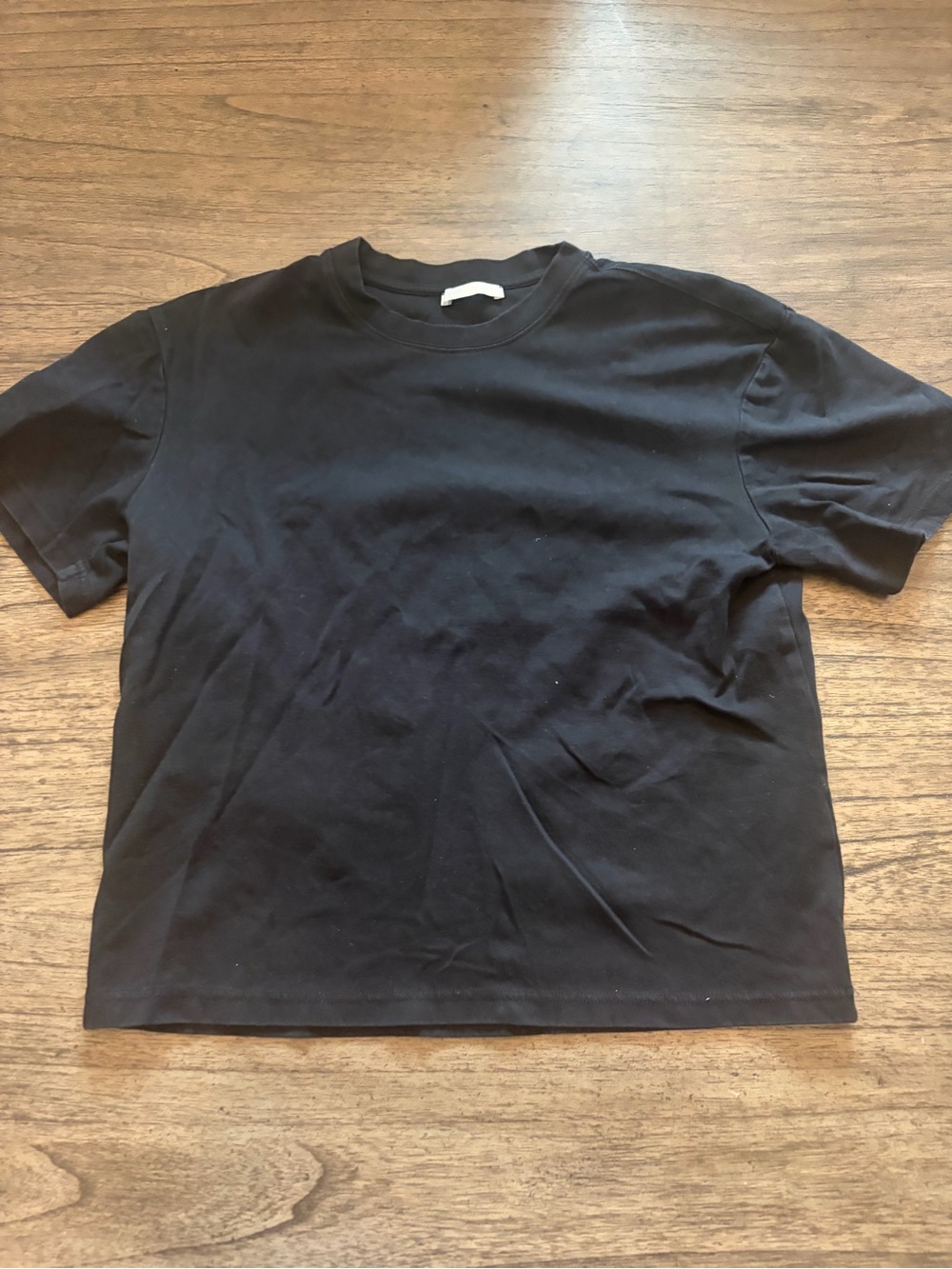 Zara Classic Black Crewneck T‑Shirt - Men's